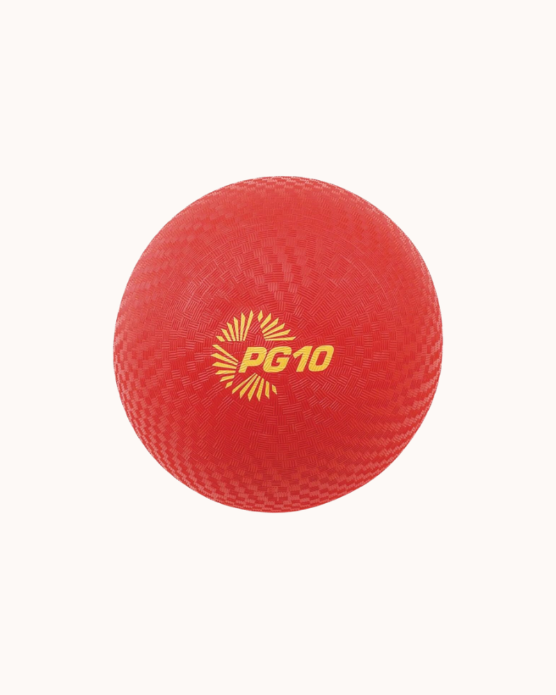 Champion Sports 10 Inch Playground Ball, Red